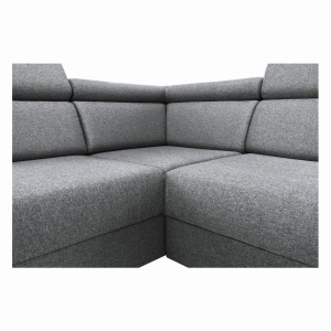 COLTAR SADAH, MODEL STANGA, GRI, DIN TEXTIL, EXTENSIBIL, SPATIU DEPOZITARE, STIL MODERN, TK - Img 5