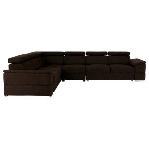 COLTAR SEGORIA LUX, MODEL DREAPTA, CIOCOLATIU, DIN TESATURA SAVANA, EXTENSIBIL, SPATIU DEPOZITARE, STIL MODERN, TK - Img 3