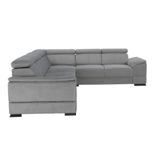 COLTAR SEGORIA, MODEL STANGA, GRI, DIN TEXTIL, TAPITAT, COTIERE REGLABILE, STIL MODERN, TK - Img 1