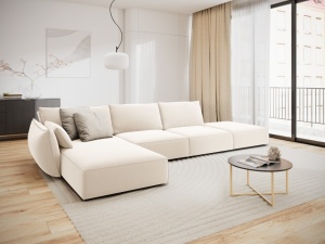 COLTAR STANGA 364CM, VANDA 5 LOCURI, DIVERSE CULORI, MATERIAL CATIFEA, ARTIM GROUP COLLECTION
