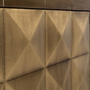 COMODA COLLADA, 180 CM, AURIU MAT, DIN MDF, LEMN SI METAL, RICHMOND INTERIORS - Img 4