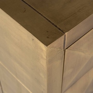 COMODA COLLADA, 180 CM, AURIU MAT, DIN MDF, LEMN SI METAL, RICHMOND INTERIORS - Img 6