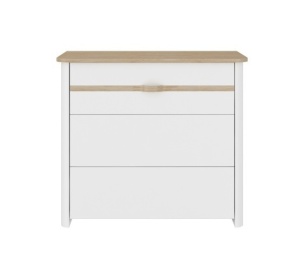 COMODA CU 3 SERTARE PENTRU CAMERA BEBELUS RUBAN DESIGN MODERN - Img 1