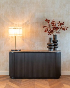 COMODA CU 4 USI, RUSSO, MARO, 214246, CONFECTIONAT DIN TRAVERTIN, ALAMA SI MDF, RICHMOND INTERIORS