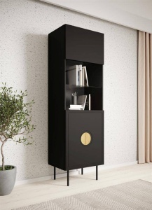 COMODA LIVING, PALAZZO-WIT-CZ/DC, 190CM, PLACA LAMINATA, MDF SI METAL, STIL MODERN, CAMA