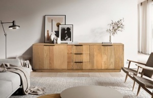 COMODA LIVING TV 180CM, LEMN DE MANGO, GINER Y COLOMER