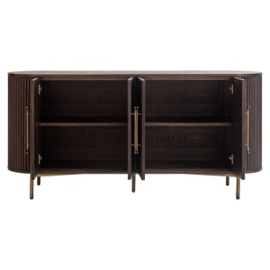 COMODA LUXOR, 180 CM, MARO, DIN LEMN DE STEJAR SI METAL, RICHMOND INTERIORS - Img 3