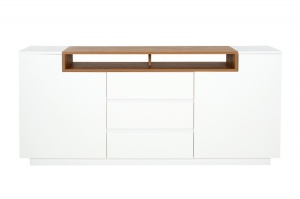 COMODA MODERNA ALB MAT/NATURALA EMPIRE 37531 - Img 6
