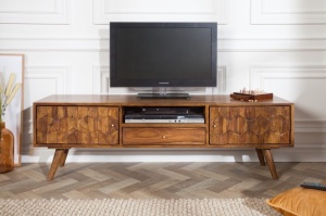 COMODA TV 140CM, MYSTIC LIVING, DIN LEMN MASIV DE TRANDFIR, STIL VINTAGE, ARTIM GROUP SELECTION