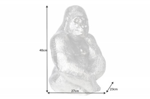 DECORATIUNE GORILLA, 40CM, METAL, COD 43195, DESIGN RETRO - Img 7