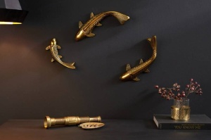DECORATIUNE MODERNA, FISH , COD 41763, STIL MODERN, REALIZATA DIN METAL