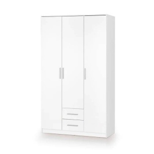 DULAP LIMA S-3, ALB, DIN PAL MELAMINAT, STIL MODERN, HALMAR - Img 1