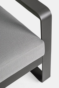 FOTOLIU DE GRADINA MERRIGAN GRI, CONFECTIONAT DIN ALUMINIU SI TEXTIL, STIL MODERN - Img 4