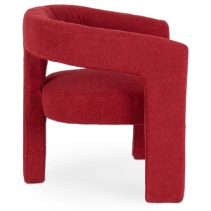 FOTOLIU DEOSEBIT, ARTIM MEBLE, REALIZAT DIN MATERIAL TEXTIL BOUCLE BURGUND, STIL MODERN - Img 4