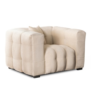 FOTOLIU ELEGANT, ARTIM MEBLE, MATERIAL TEXTIL SI LEMN, CULOARE CREM, STIL MODERN - Img 7
