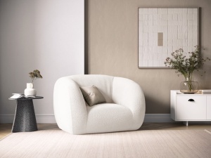 FOTOLIU ELEGANT, ESSEN, DE CULOARE ALBA, MATERIAL BOUCLE, ARTIM GROUP SELECTION