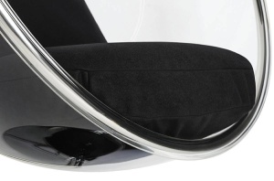 FOTOLIU EXCLUSIVIST BUBBLE STAND, NEGRU/TRANSPARENT/CROM, DIN ACRIL SI CASMIR, STIL MODERN - Img 2