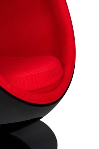 FOTOLIU EXCLUSIVIST OVALIA, NEGRU/ROSU, DIN FIBRA DE STICLA, STIL MODERN - Img 7