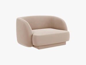 FOTOLIU MILEY, 103 CM, CAPPUCCINO 40, TAPITERIE DIN CATIFEA, DESIGN DEOSEBIT