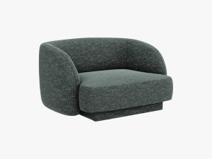 FOTOLIU MILEY, 103 CM, VERDE 78, TAPITERIE CHENILLE, DESIGN DEOSEBIT