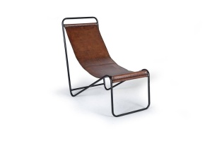 FOTOLIU RETRO, CULOARE MARO/NEGRU, DIN PIELE SI METAL, GINER Y COLOMER