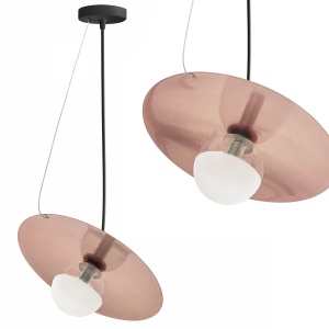 Lampă de tavan APP1418-CP BLACK ROSE GOLD