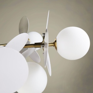 Lampă suspendată Gold/White APP1565-12 - Img 4