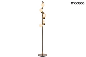LAMPADAR CU LED-URI,VALENTINO, AURIU, DIN METAL SI STICLA, STIL MODERN, B2