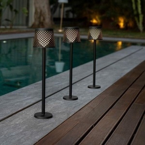 LAMPADAR DE GRADINA GRETA SOLAR, 5 IN 1, CONFECTIONAT DIN MATERIAL RECICLAT, STIL MODERN - Img 2