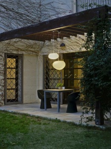 LAMPADAR EXTERIOR ILUMINAT PETRA 40 HANG STIL MODERN B2 - Img 2