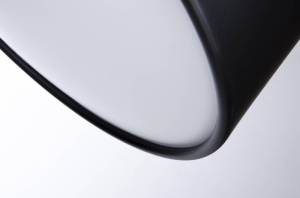 LAMPADAR FLAMING, NEGRU, DIN OTEL, STIL MODERN, B2 - Img 7