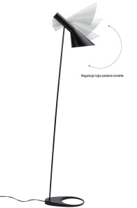LAMPADAR FONO, NEGRU, DIN ALUMINIU, STIL MODERN, B2 - Img 8