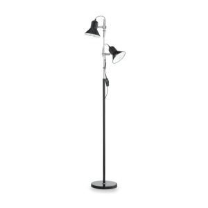 LAMPADAR POLLY PT2, NEGRU, DIN METAL, STIL MODERN