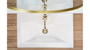 LAVOAR REA LUXURY, 61 CM, DIN CERAMICA, INCASTRAT, CALITATE SUPERIOARA, REA - Img 6