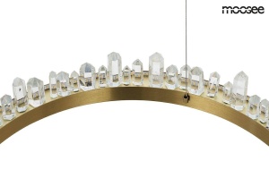 LUSTRA AURIE, NENUFAR, DIN METAL SI STICLA, STIL MODERN - Img 4