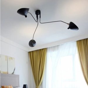 LUSTRA BLACK APP569-3C, DIAMETRU 120 MM, NEGRU, DIN OTEL SI METAL, STIL MODERN - Img 5