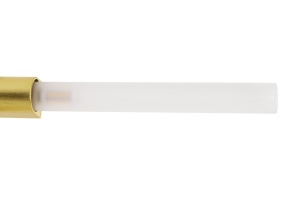 LUSTRA CANDELABR 6 GROLD, CONFECTIONATA DIN ALUMINIU SI STICLA, STIL MODERN - Img 3
