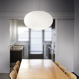 LUSTRA CANDY SP1 D50, ALB, DIN STICLA, STIL MODERN - Img 2
