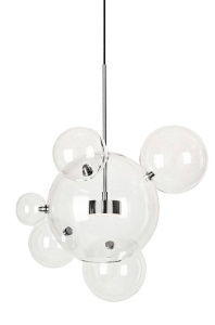 LUSTRA CAPRI 6, CROM, DIN ALUMINIU SI STICLA, STIL MODERN, B2