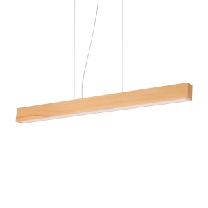 LUSTRA CRAFT SP, NEGRU/NATURAL, DIN METAL SI LEMN, STIL MODERN