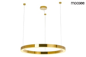 LUSTRA CU LED-URI RING 90 LUXURY, AURIU, DIN METAL, STIL MODERN