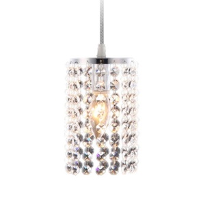 LUSTRA GLAMOR CRYSTAL APP731-3CPR, 27x103 cm, ARGINTIU, DIN METAL DE INALTA CALITATE SI CRISTALE, STIL MODERN, TU - Img 3