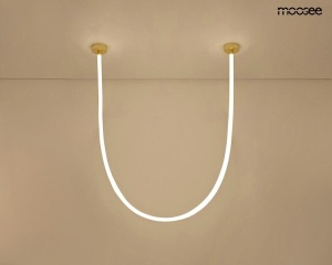 LUSTRA LASSO 400 SMART GOLD, CONFECTIONATA DIN OTEL SI ACRIL, STIL MODERN - Img 2