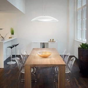 LUSTRA LENA SP3 D74, ALB, DIN STICLA, STIL MODERN - Img 2