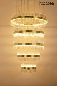 LUSTRA MODERNA 200CM, GHIA 5, DIN METAL SI STICLA, DESIGN EXCLUSIVIST - Img 2