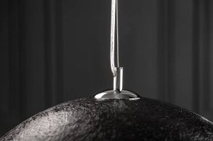 LUSTRA MODERNA 50CM, GLOW , COD 38294, STIL MODERN, REALIZATA DIN METAL IN NEGRU/ARGINTIU - Img 4
