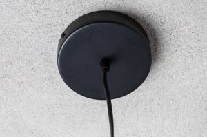 LUSTRA MODERNA 76CM, GLOW , COD 41764, STIL MODERN, REALIZATA DIN METAL IN NEGRU/AURIU - Img 6