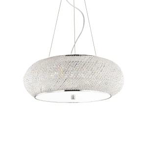 LUSTRA PASHA' SP10, CROM, DIN CRISTAL, STIL MODERN