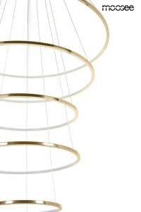 LUSTRA RING SLIM L AURIE, CONFECTIONATA DIN OTEL SI ACRIL, STIL MODERN - Img 3