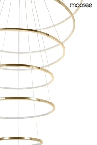 LUSTRA RING SLIM XL AURIE, CONFECTIONATA DIN OTEL SI ACRIL, STIL MODERN - Img 3